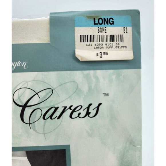 Worthington Sheer Caress Silky Sheer Control Top Sandalfoot Pantyhose Bone Long - Picture 3 of 5